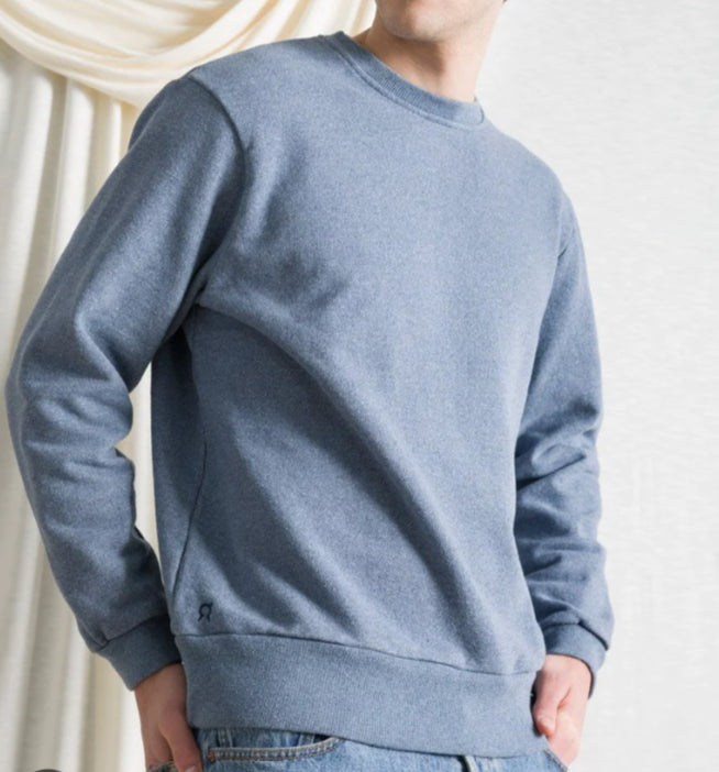 Felpa Uomo Cotone Jeans Rigenerato RIFO’