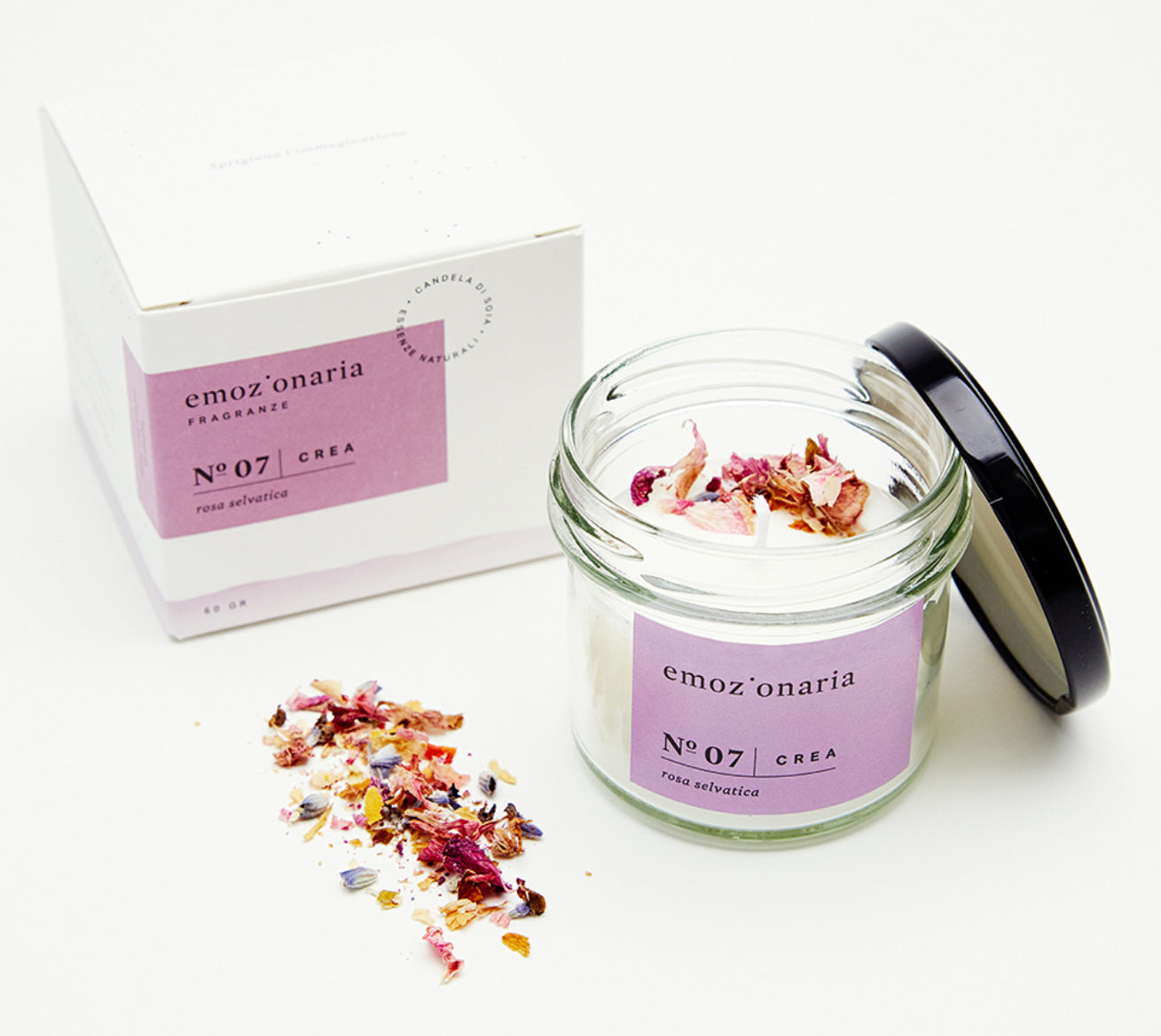 Candele 60 g ( 8 emozioni diverse)
