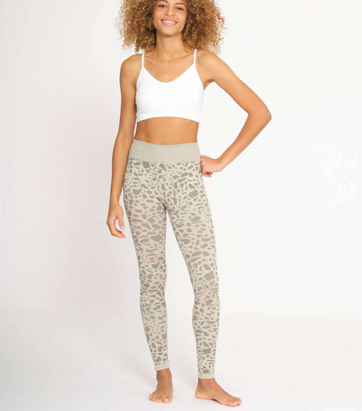 Leggings stampato YOGA SEARCHER