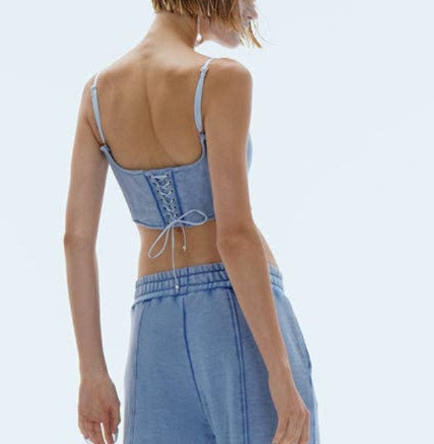 Top corsetto TIE-DYE