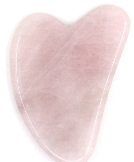 GUA SHA in quarzo rosa