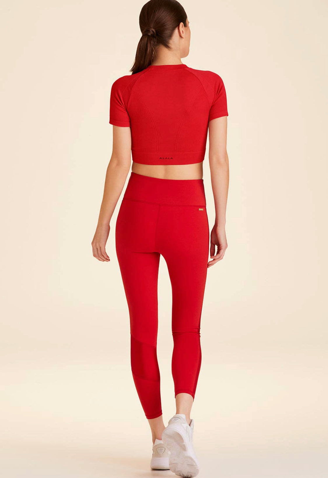 Top maniche corte rosso ALALA