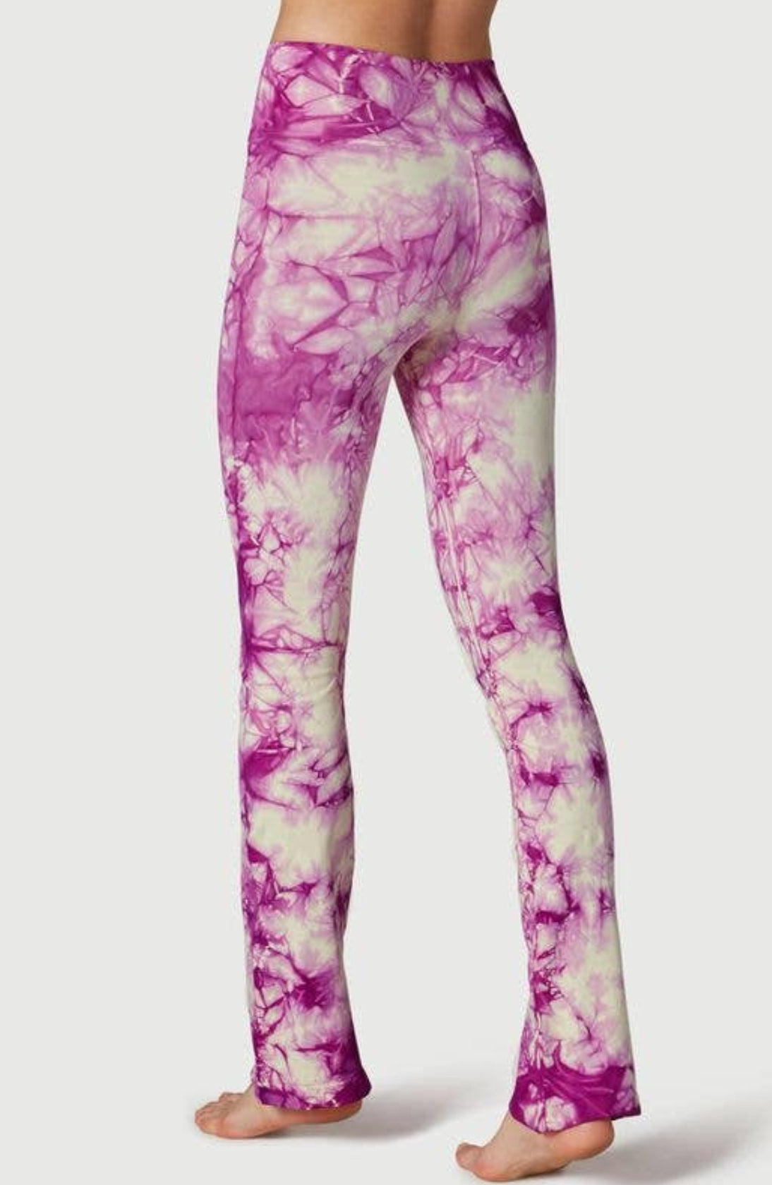 Pantalone flare Tye die rosa, verde