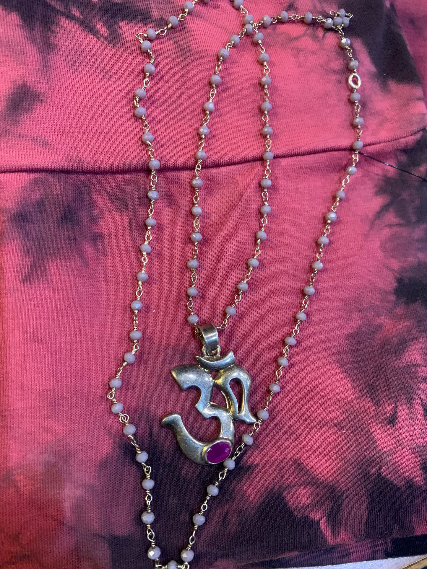 Collana OHM argento