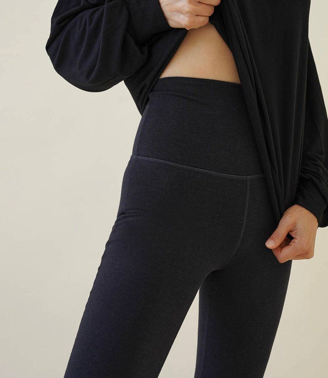 Pantalone svasato in bambù